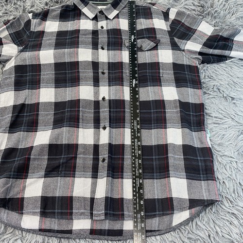 Camisa tejida de franela 3 Vissla para hombre XL a cuadros al aire libre manga larga abotonada - Imagen 11 de 19