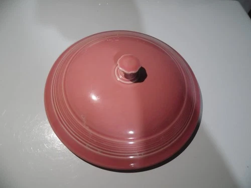Homer Laughlin Fiesta Ware Rose Pink Casserole 9.5" Replacement Lid Only