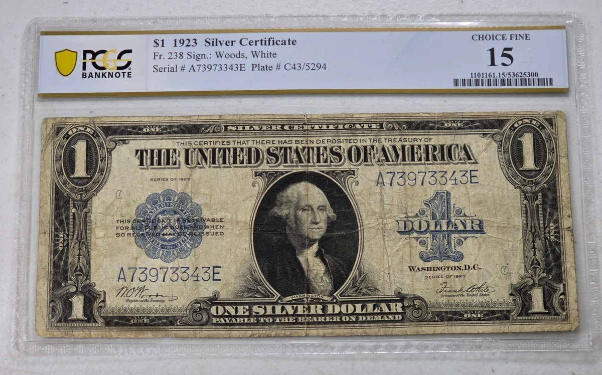 1923 $1 US Large Silver Certificates for sale | eBay