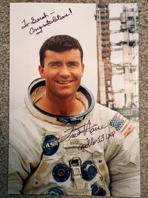 Signiertes Foto Fred Haise
