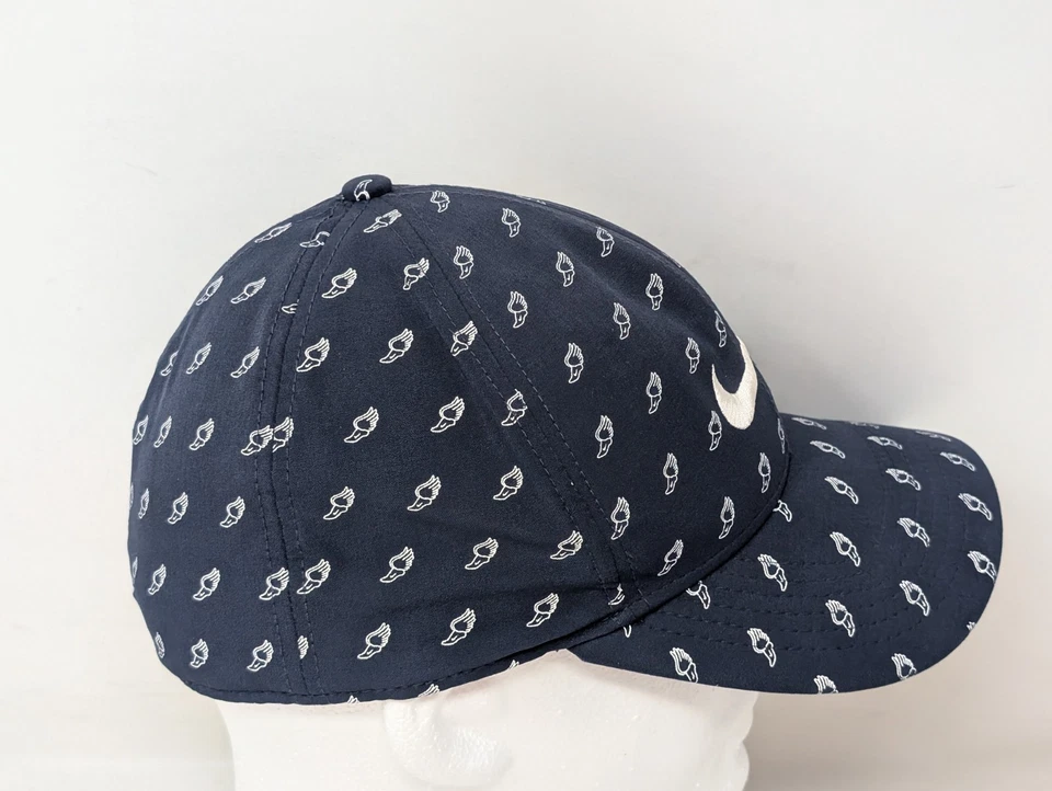 Nike Aerobill Classic 99 Dri Fit Winged Foot Blue Golf Cap Hat Fitted Medium S/M - Image 4 of 4