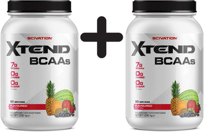 2 x Scivation Xtend, Fruit Punch - 1188g (46,29 EUR/kg)
