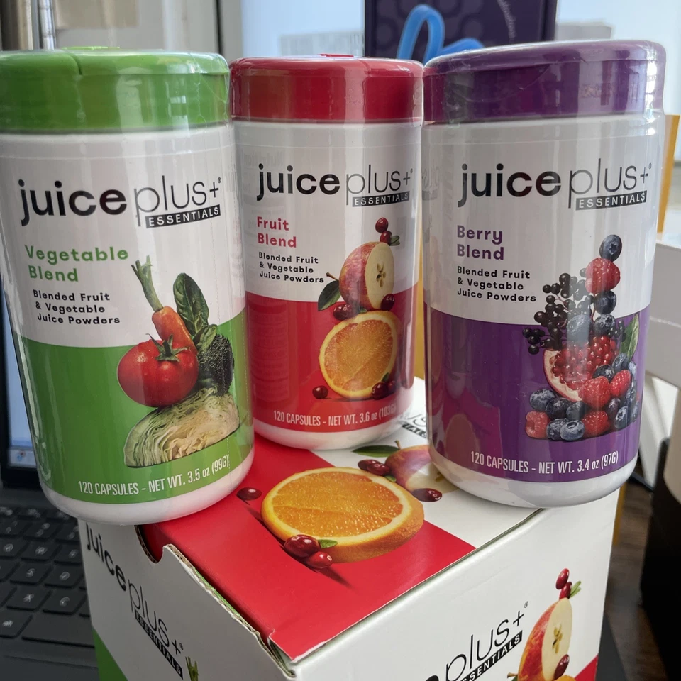 Juice Plus Trio Vegetable Berry & Fruit Blends 360 Capsules 2 Mo Supply Exp2027 - Image 2 of 4