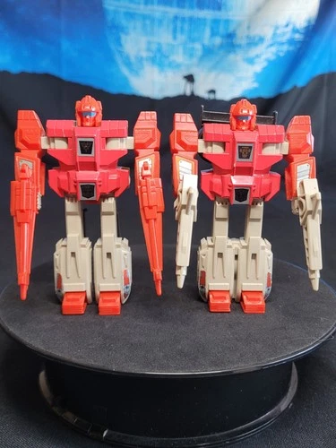 1986 Transformers Fastlane & Cloudraker Complete Vintage
