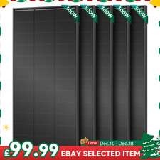 300W 12V Mono Solar Panel Caravan RV Off Gird Battery Charging Power Boat