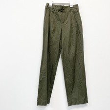 A New Day Womens Straight Leg High Rise Pants 4 Slim Hip  Thigh Olive Green
