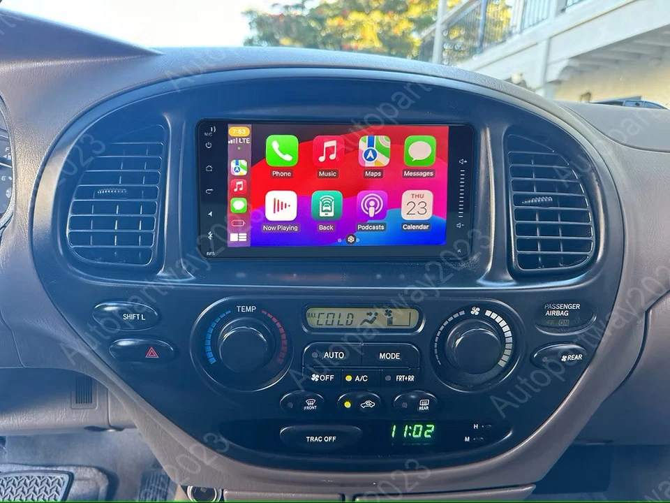 Radio estéreo para automóvil para Toyota Sequoia 2003-2007 JBL Android 15 CarPlay GPS RDS SWC Foto 4 de 4