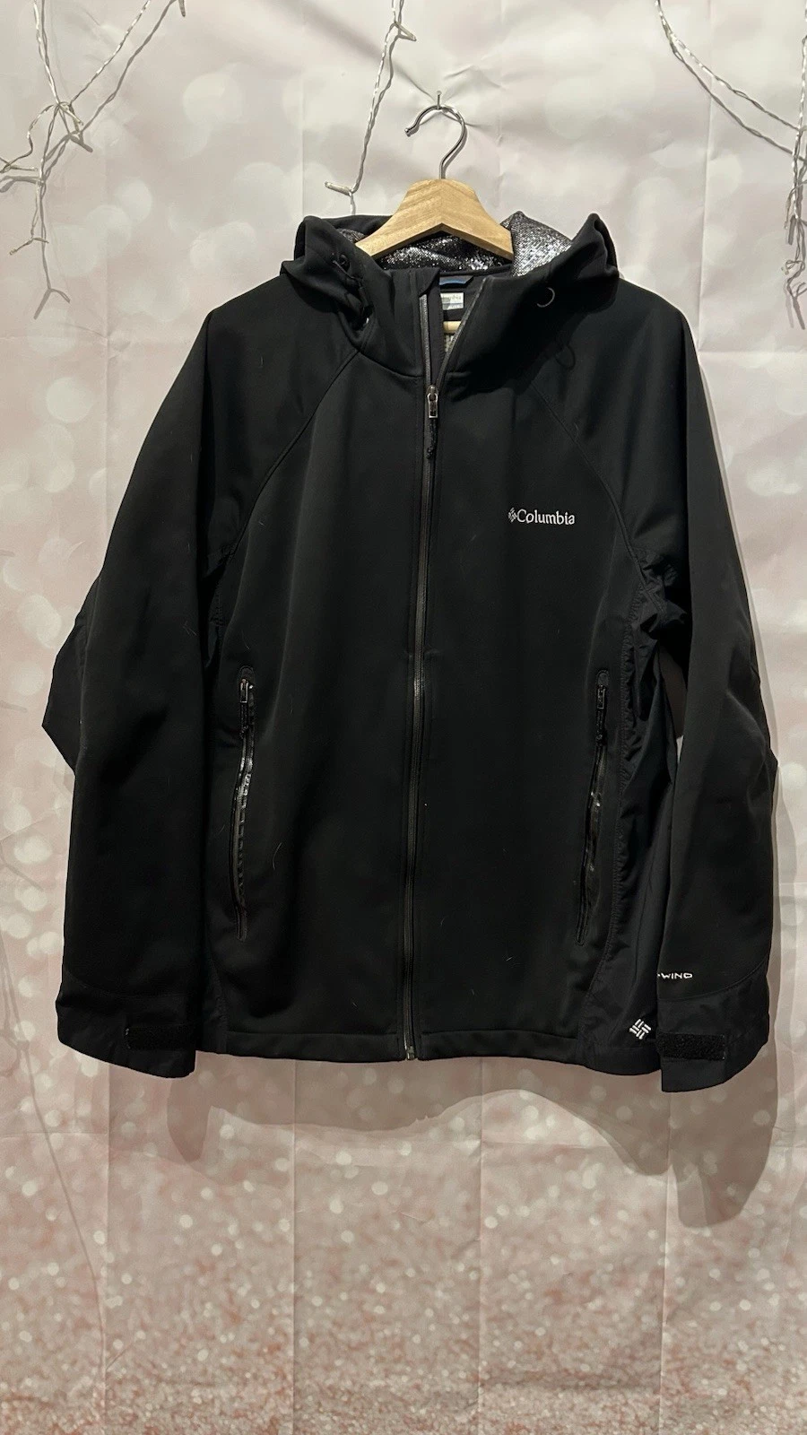 Columbia Interchange Omni Tech Waterproof Hooded Full Zip Jacket Rn#69724 SZ XL
