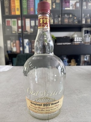 Old Weller Antique 107 Wheated Bourbon Whiskey 1.75 Liter Squat