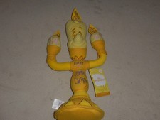 NEW DISNEY WISDOM LUMIERE CANDLE STICK PLUSH LIMITED BEAUTY  BEAST NWT 6/12 LE