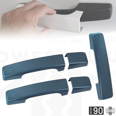 Griffabdeckungen für Defender L663 90 TASMAN BLAU 5-tlg Tür & Heckklappe Set 