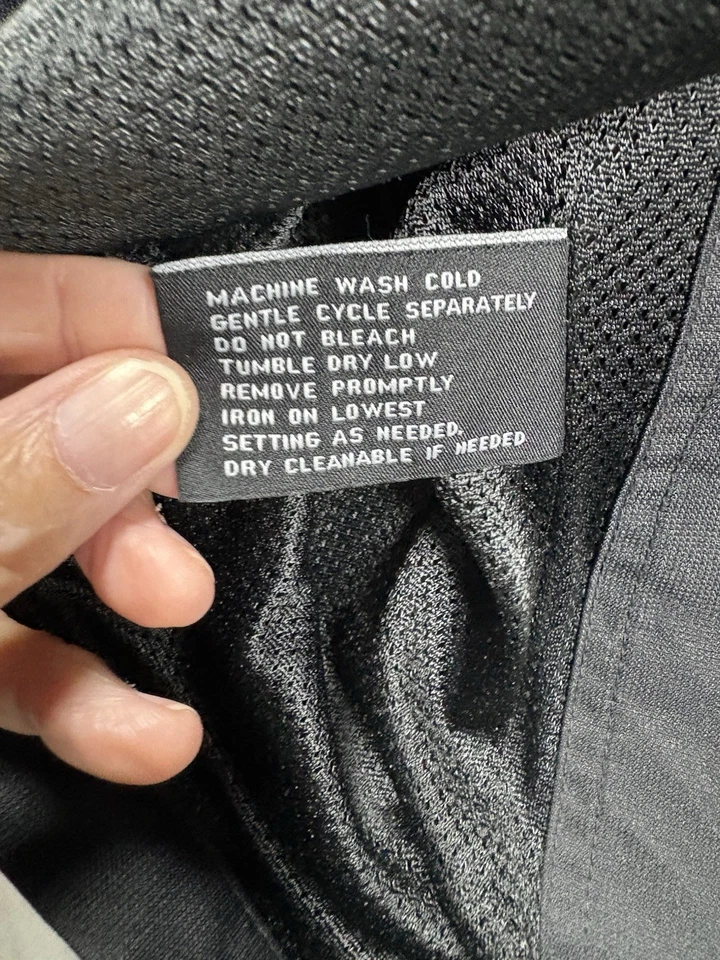 Jaqueta masculina London Fog preta média zíper completo com bolsos - Imagem 4 de 4