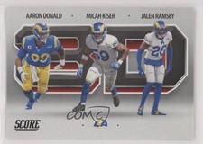 2021 Score 3D Aaron Donald Micah Kiser Jalen Ramsey #3D8 0ql0