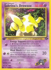 Pokémon Sabrina's Drowzee GC-95 Common Englisch Poor