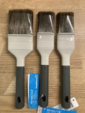 Paint Brushes GoodHome B&Q Exterior Wood & Metal Flat Brush 2x40mm 1x60mm New