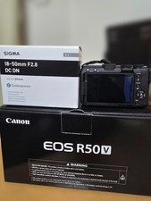Canon R50V body SIGMA 18-50mm F2.8