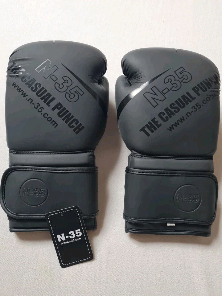 Profi Boxhandschuhe Punching MMA Boxen Handschuhe 8 OZ Muay Thai Sparring N-35 - Bild 4 von 4