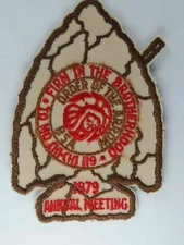 Tomo Chi-Chi Lodge 119 1979 Annual Meeting Patch