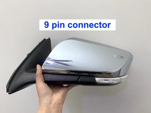 2018 2019 Chevrolet Impala Driver Side Left Mirror Heated Blind Spot 9Pin Chrome