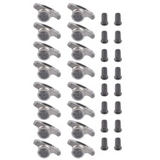 16x 17-4ph Roller Rocker Arms Steel 1.65 Ratio 716 Inch W Needle Bearings Nut