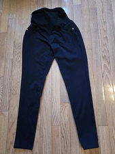 Womens Maternity Size Small A Pea in the Pod Black leggings with pockets