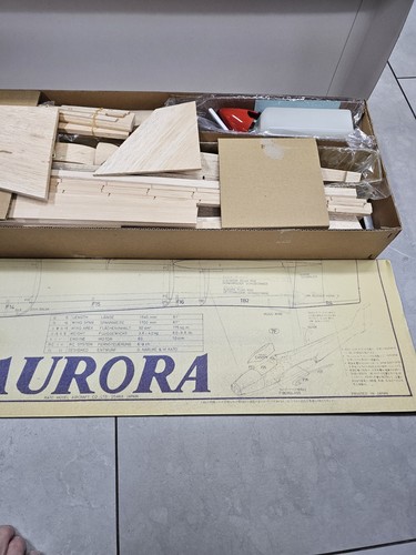 MK Kato Aurora 60 F3A Competition RC Pattern plane Kit Vintage Unused. - Picture 6 of 6