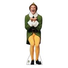 Buddy The Elf Excited Life Size Cardboard Cutout - Perfect for Holiday Cheer