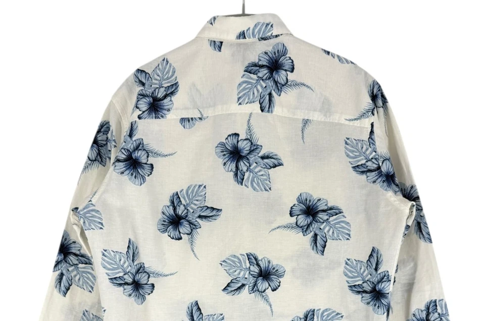 Jack & Jones Camisa Casual De Hombre Jprsummer Con Estampado De Flores Tamaño S - Imagen 4 de 4