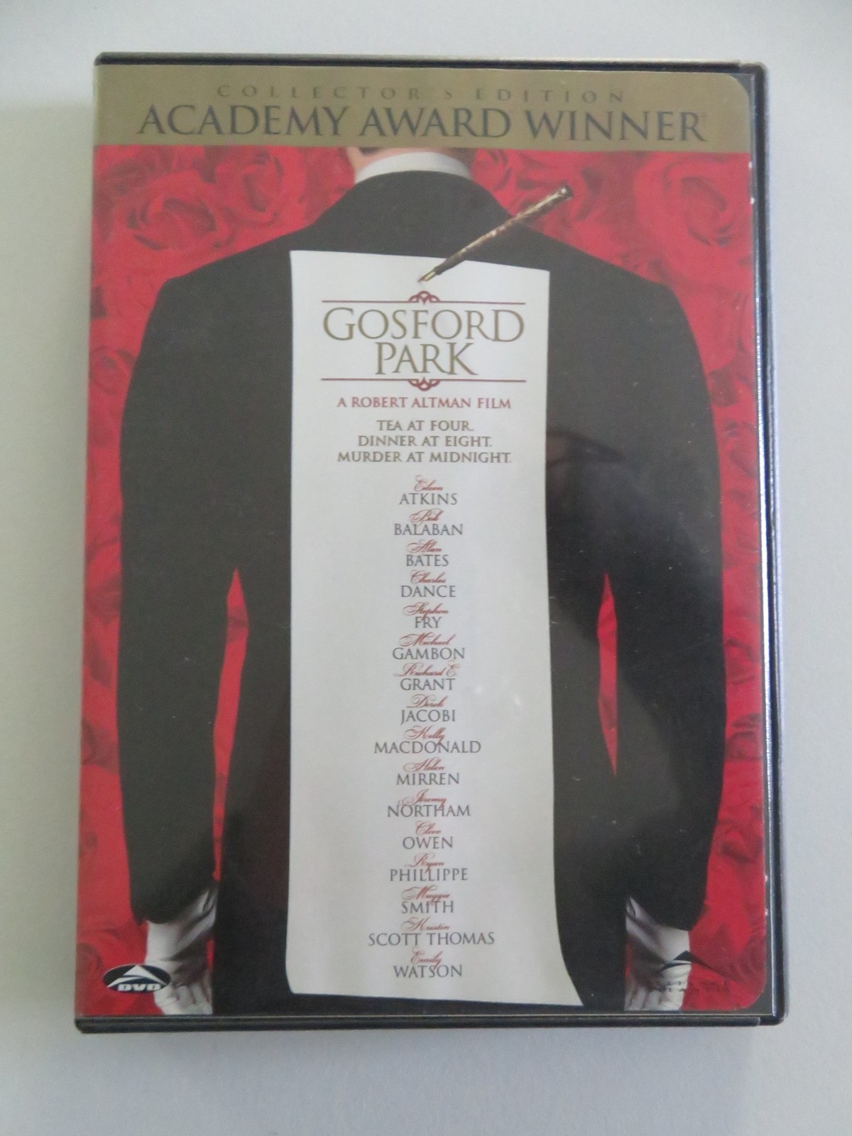 Gosford Park (DVD) Maggie Smith Michael Gambon 2001 Region 1