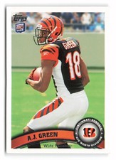 2011 Topps A.J. Green #151 Rookie Cincinnati Bengals