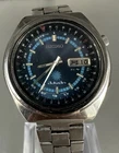 Vintage Seiko Advan 7019-6050 Blue Dial JDM Automatic 1972 Dual Crown