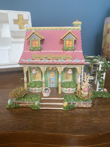 Department 56 Snow Village Easter Egg Painting Studio #55385 - Picture 1 of 7