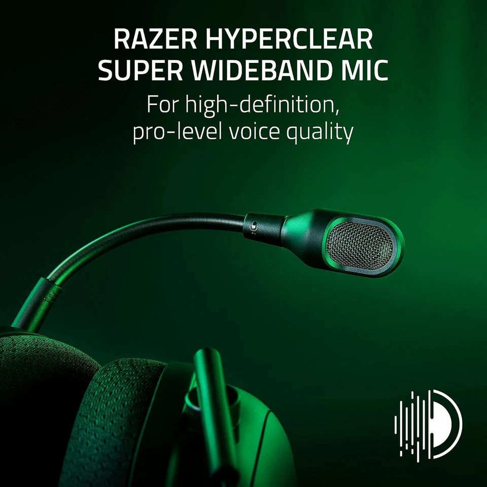 Razer BlackShark V2 Pro Gaming Headset Dual Wireless v7.1 Multi-Plattform Black - Bild 3 von 4