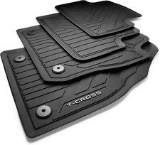 4 TAPPETINI GOMMA 4 STAGIONI VOLKSWAGEN T-CROSS ACCESSORIO ORIGINAL 2GM06150082V