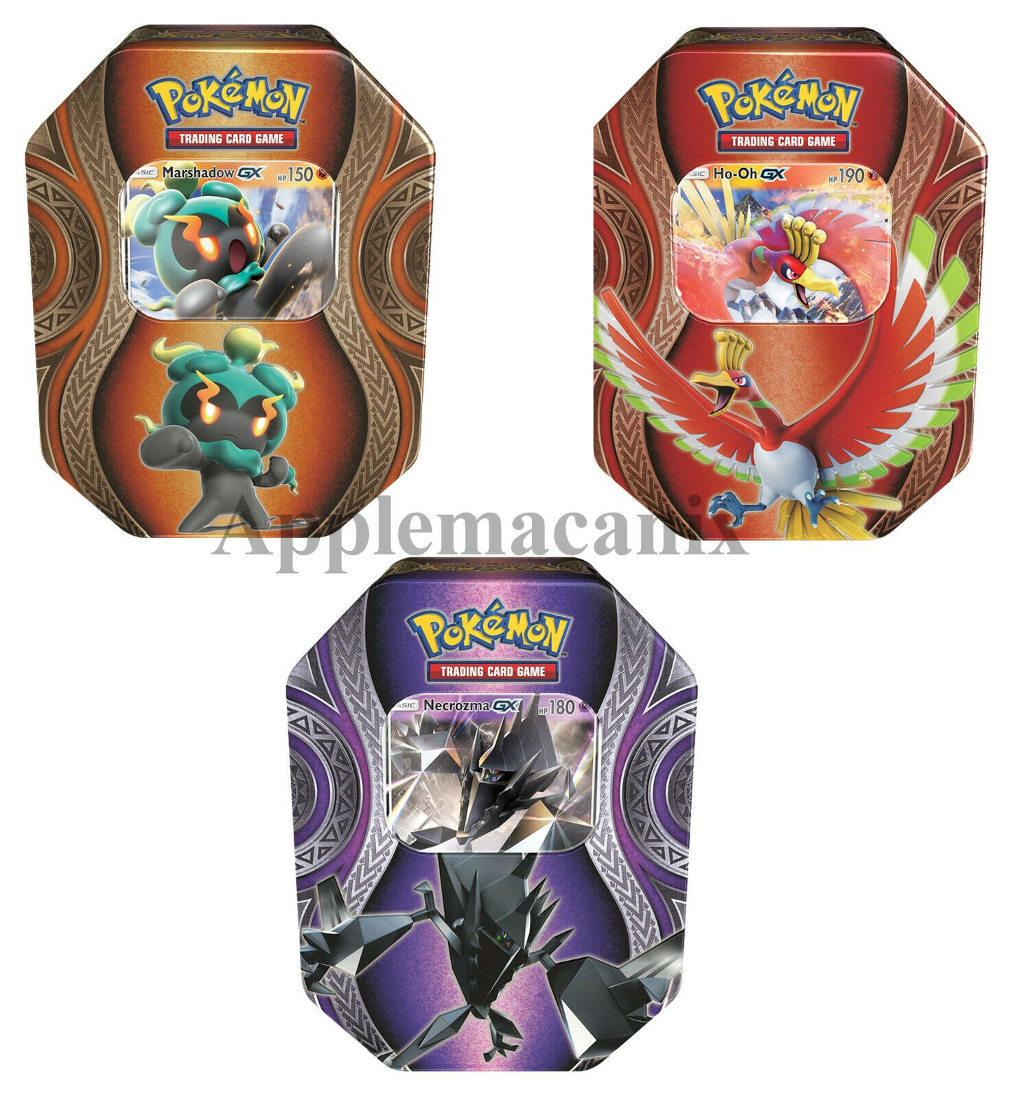 Pokemon Mysterious Powers Ho-Oh GX Collector Tin Set 