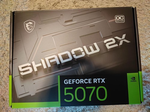 MSI NVIDIA GeForce RTX 5070 Shadow 2X OC 12GB Grafikkarte