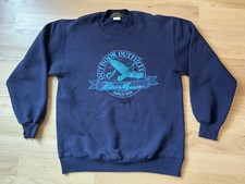 Vtg Eddie Bauer Sweatshirt Crewneck Outdoor Outfitters Puff Print USA Made XL