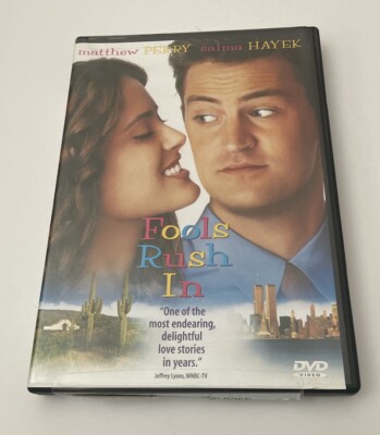 Fools Rush In DVD 1998 Matthew Perry Salma Hayek Romance Comedy