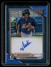 2024 Bowman Chrome Mega Blue Mojo Refractor Auto Vladi Guerrero /150