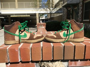 nike sb dunk high wood deck