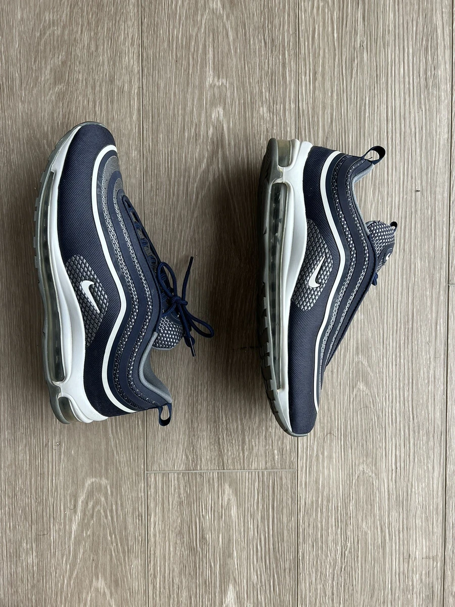 NIKE AIR MAX 97 ULTRA 17 MIDNIGHT BLUE-WHITE-COOL GREY 11.5 | eBay