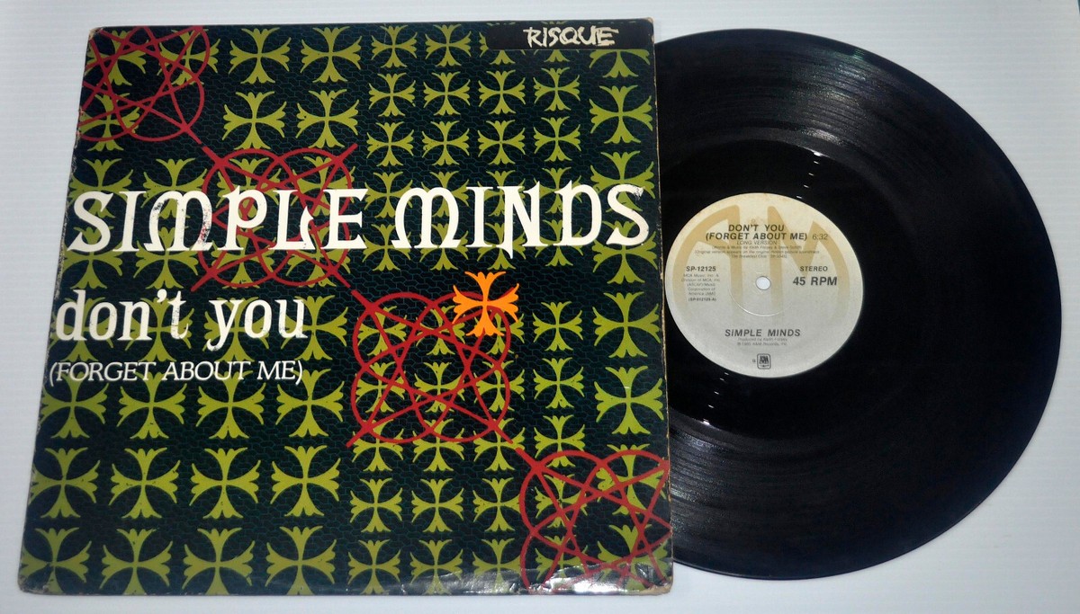 U.S. Pressing SIMPLE MINDS Don't You ( Forget About Me) EP Vinyl A