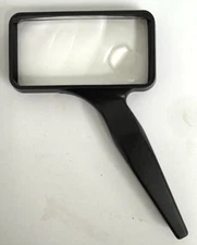 DONEGAN C-625 2" X 4" RECTANGULAR MAGNIFIER WITH 4X BIFOCAL 2-1/4X AT 9" - USA
