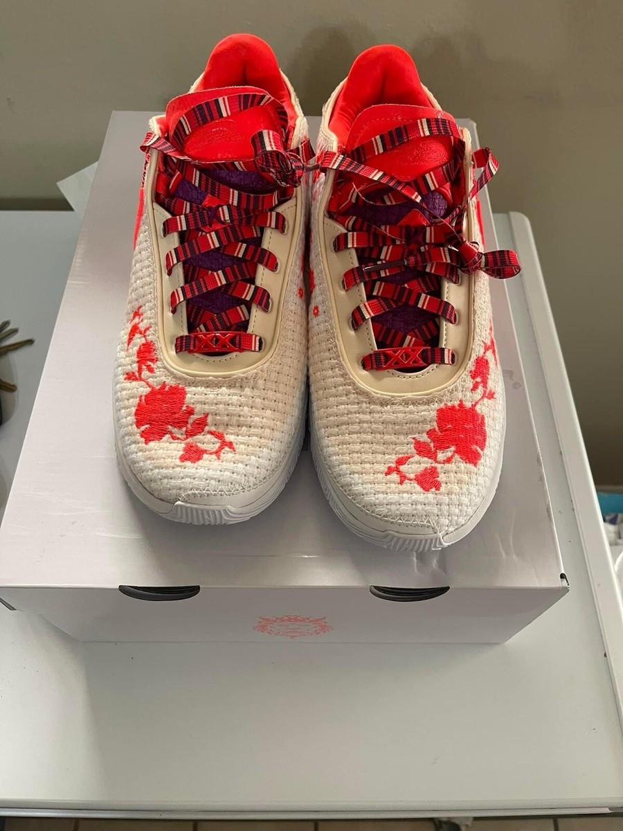 Size 9.5 - Nike LeBron 20 x Mimi Plange Low Orange | eBay