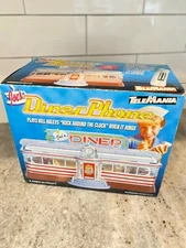 BRAND NEW IN ORIGINAL BOX 1998 Telemania Joes Diner Phone Vintage Musical Box