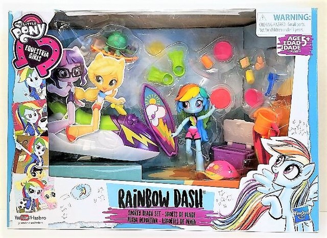 rainbow dash sporty beach set