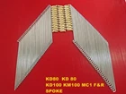 Fit KAWASAKI KD80 KD 80 KD100 KM100 MC1 F&R SPOKE SET72Pcs.NIPPLE GOLD JAPAN [mi