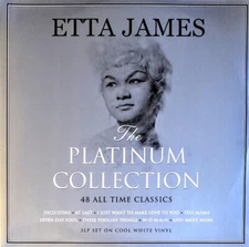 ETTA JAMES - PLATINUM COLLECTION - COOL WHITE VINYL 3-LP SET " NEW, SEALED "