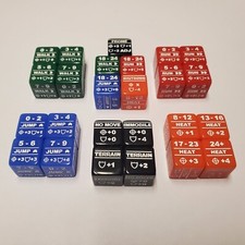 Battletech Standard  Special Movement Modifier and Heat Modifier 25 Dice Bundle