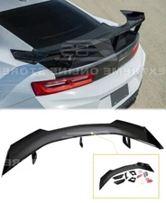 For 16-Up Camaro ZL1 1LE Style Rear Trunk Spoiler Wing ABS Plastic GLOSSY BLACK
